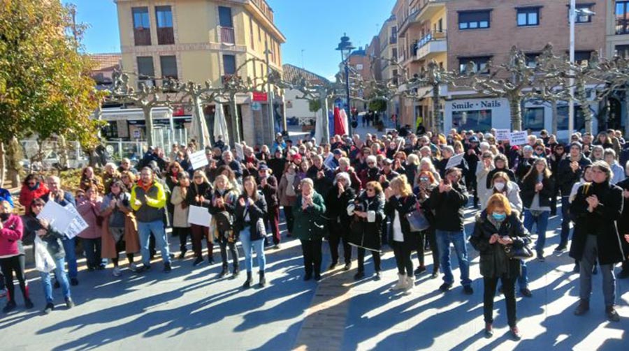 Manifestación en defensa de la Atención Primaria y Urgencias en Las Rozas